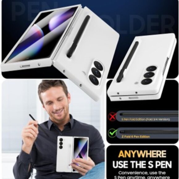 AIGOMARA for Samsung Galaxy Z Fold 6 5G Case - Picture 2 of 5